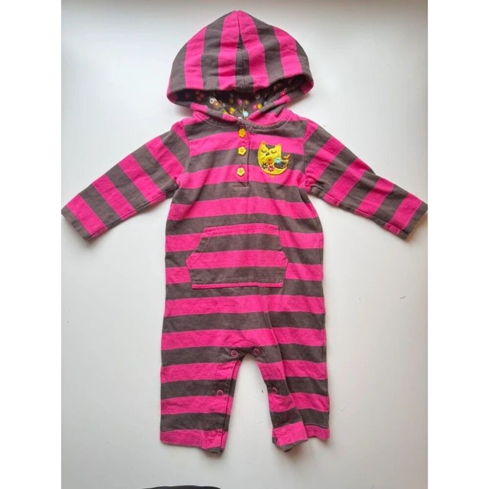 Carters stripe jumpsuit